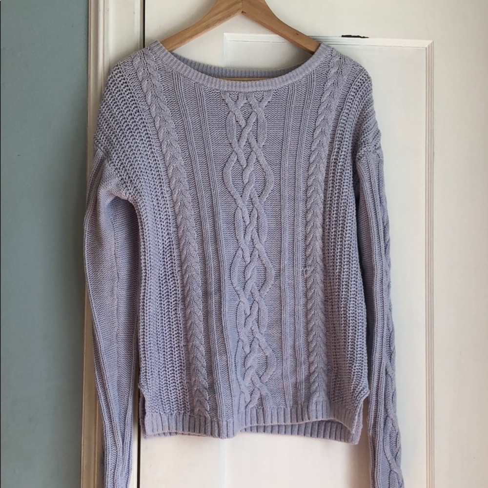 Old Navy cable knit sweater, size M